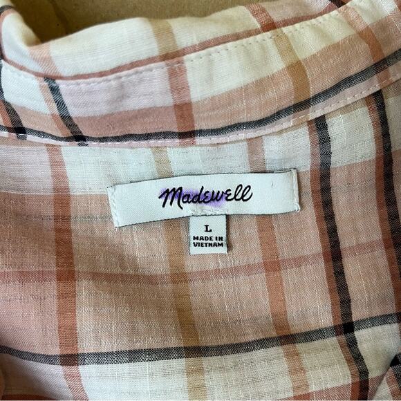 Madewell Park Popover Shirt in Plaid - Picture 7 of 8